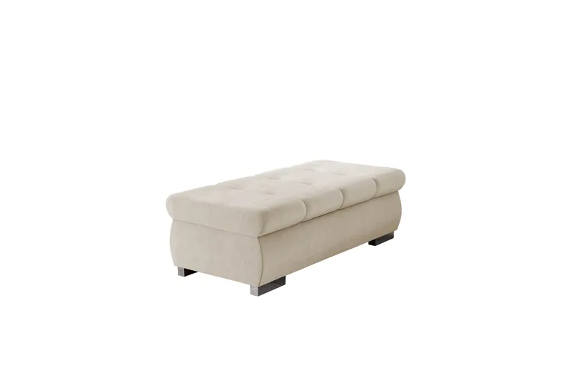 Cerys Fotpall 60 cm - Beige - Products - Möbler - Fåtölj & stolar - Pall & puff - Fotpallar