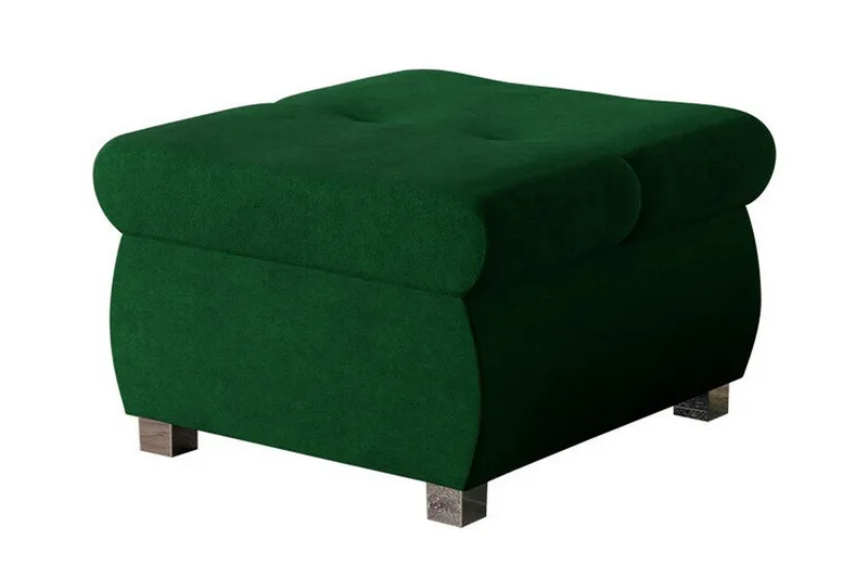 Cerys Fotpall 60 cm, Grön