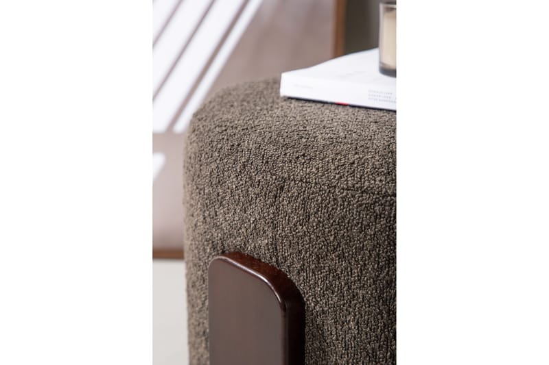 Coffey Sittpuff - Mörkgrå - Products - Möbler - Fåtölj & stolar - Pall & puff - Sittpuff