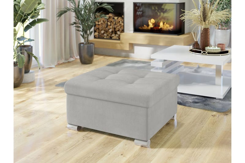 Dynir Fotpall 70 cm - Ljusgrå - Products - Möbler - Fåtölj & stolar - Pall & puff - Fotpallar