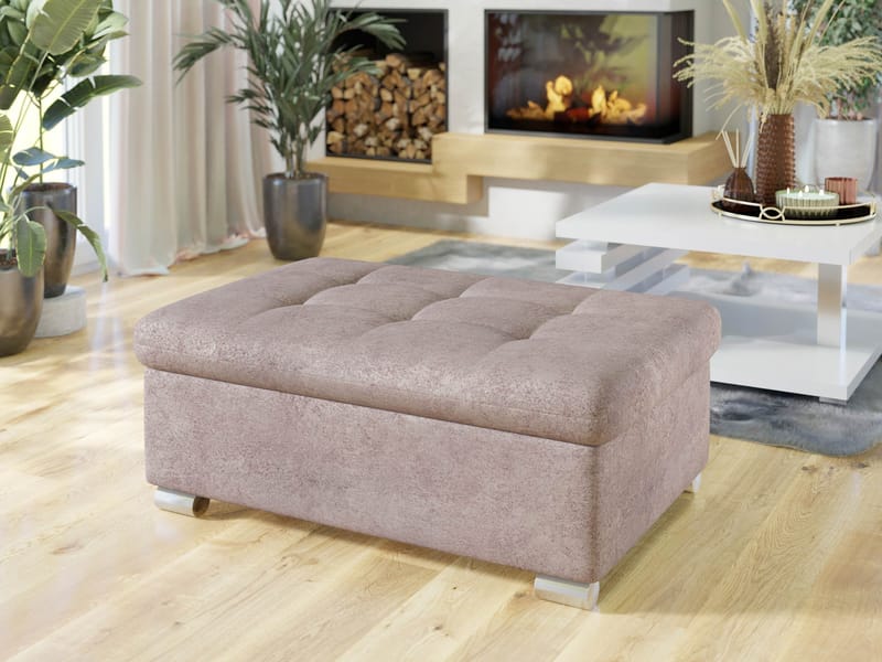 Dynir Fotpall 96 cm - Rosa - Products - Möbler - Fåtölj & stolar - Pall & puff - Fotpallar