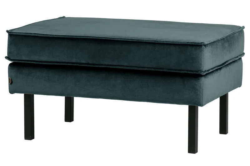 Lissbon Fotpall Sammet, Bl ågrön