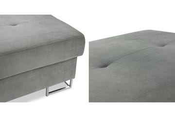 Reginia Fotpall 104 cm - Mörkgrå/Grå - Products - Möbler - Fåtölj & stolar - Pall & puff - Fotpallar