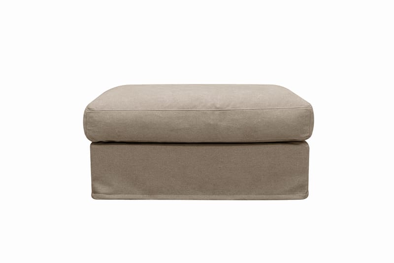Valencia Fotpall med avtagbar och tvättbar klädsel - Brun - Products - Möbler - Fåtölj & stolar - Pall & puff - Fotpallar