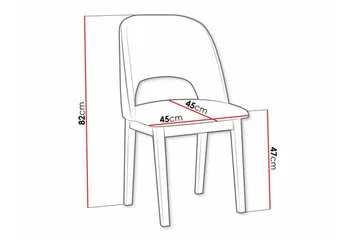 Patrickswell Matstol - Brun - Products - Möbler - Fåtölj & stolar - Matstol & köksstol