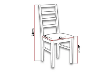 Patrickswell Matstol - Brun - Products - Möbler - Fåtölj & stolar - Matstol & köksstol