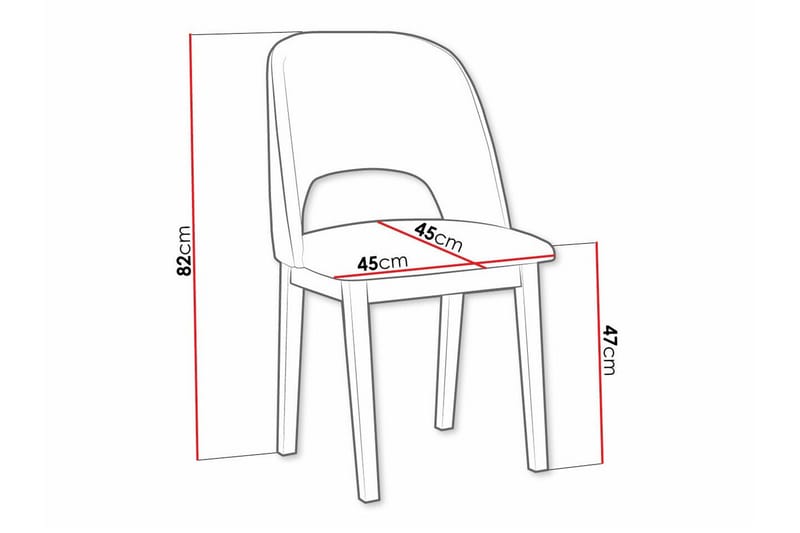 Patrickswell Matstol - Brun - Products - Möbler - Fåtölj & stolar - Matstol & köksstol