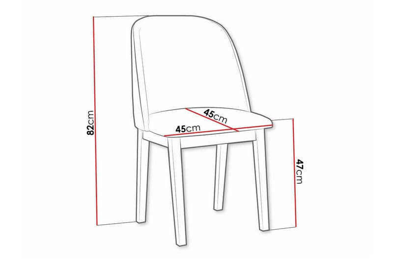 Patrickswell Matstol - Brun - Products - Möbler - Fåtölj & stolar - Matstol & köksstol