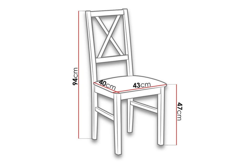 Patrickswell Matstol - Svart - Products - Möbler - Fåtölj & stolar - Matstol & köksstol