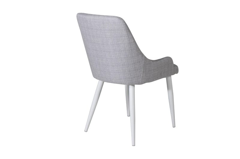 Plaza Matstol - Grå/Vit - Products - Möbler - Fåtölj & stolar - Matstol & köksstol