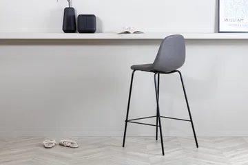 Polar Barstol - Grå/Svart - Products - Möbler - Fåtölj & stolar - Matstol & köksstol