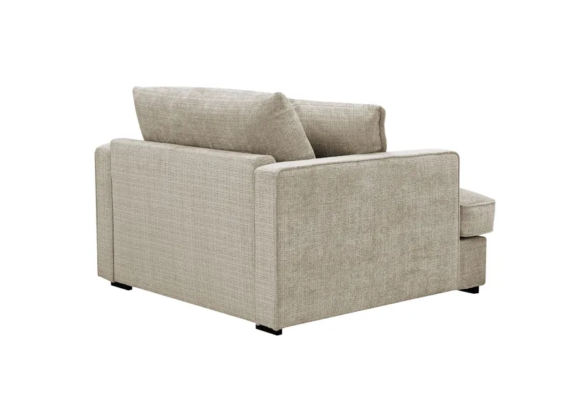 Rossita lyx Extra djup Fåtölj - Beige Chenille - Products - Möbler - Fåtölj & stolar - Fåtölj