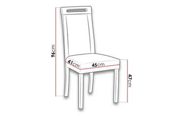 Rowden Matstol - Brun - Products - Möbler - Fåtölj & stolar - Matstol & köksstol
