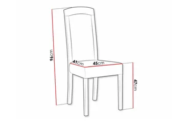 Rowden Matstol - Svart - Products - Möbler - Fåtölj & stolar - Matstol & köksstol