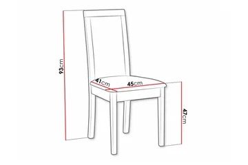 Rowden Matstol - Vit - Products - Möbler - Fåtölj & stolar - Matstol & köksstol