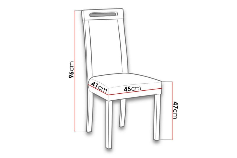 Rowden Matstol - Vit - Products - Möbler - Fåtölj & stolar - Matstol & köksstol