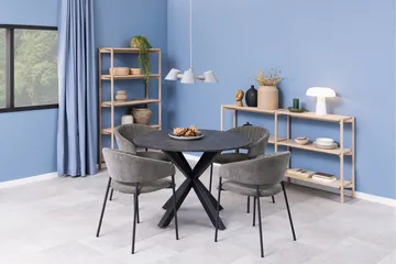 Sanno Karmstol - Grå - Products - Möbler - Fåtölj & stolar - Karmstol