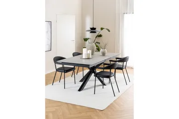 Sardo Karmstol - Svart - Products - Möbler - Fåtölj & stolar - Karmstol