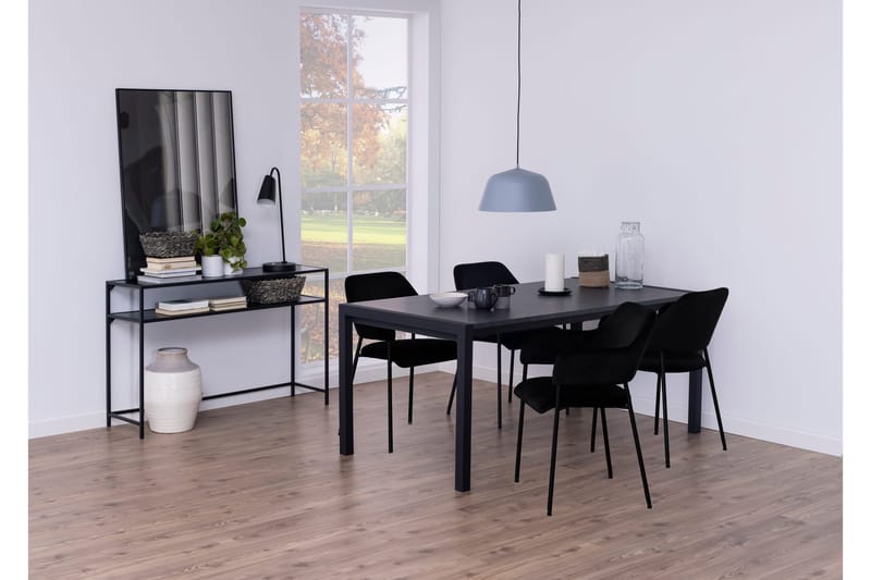 Schoer Karmstol - Svart/Matt Svart - Products - Möbler - Fåtölj & stolar - Karmstol