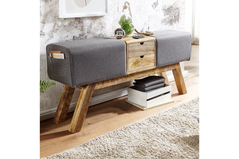 Tultered Sittbänk 120 cm - Brun - Products - Möbler - Fåtölj & stolar - Sittbänk