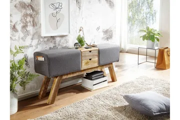 Tultered Sittbänk 120 cm - Brun - Products - Möbler - Fåtölj & stolar - Sittbänk