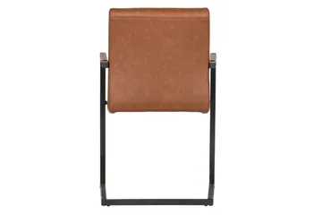 Vanco Matstol Konstläder - Cognac - Products - Möbler - Fåtölj & stolar - Karmstol