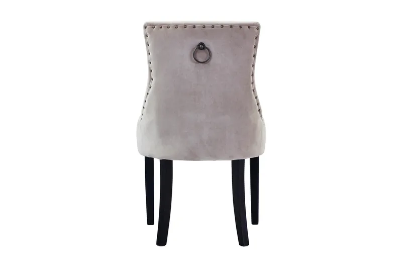 Viktoria Matstol Sammet - Sand/Beige - Products - Möbler - Fåtölj & stolar - Matstol & köksstol
