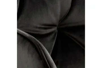 Zabinka Karmstol VIC-tyg - Brun/Matt Svart - Products - Möbler - Fåtölj & stolar - Karmstol