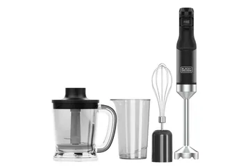 Stavmixerset Black+Decker Svart 1500W - Svart - Products - Servering & matlagning - Köksmaskin - Blanda & hacka - Stavmixer