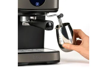 Espressomaskin Black+Decker 20 Bar - Grå - Products - Servering & matlagning - Köksmaskin - Kaffemaskin & kaffetillbehör - Espressomaskiner