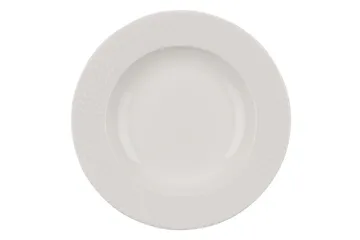 Adine Middagsservis 24 Delar Porslin - Vit - Products - Servering & matlagning - Porslin