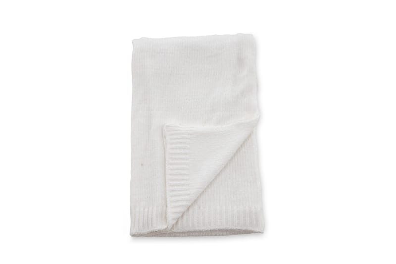 Ally Pläd 130x170 cm - Vit - Products - Textil & mattor - Filt & pläd