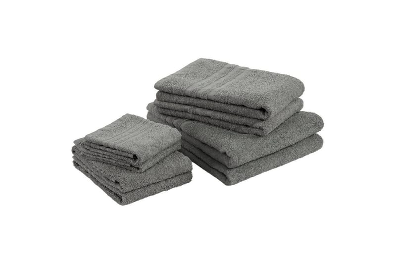 Gästhandduk Basic Frotté, Grå