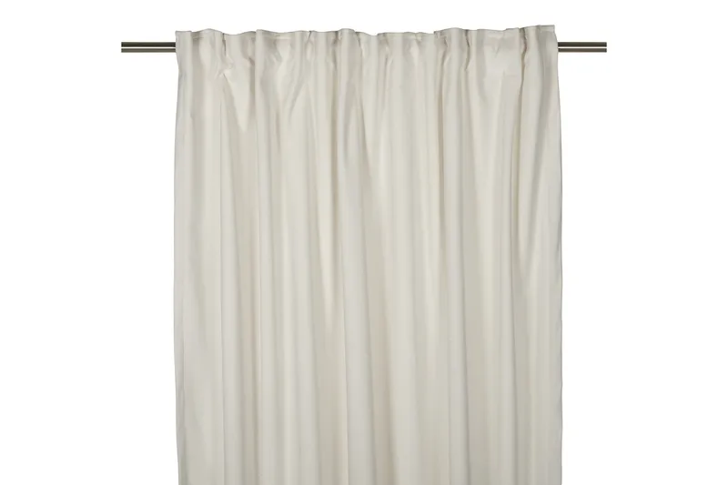 Sameta Sammetsgardin Multibandslängd 2-pack 280 cm, Offwhite