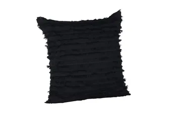 Edith Kuddfodral - Svart - Products - Textil & mattor - Kudde & kuddfodral - Kuddfodral