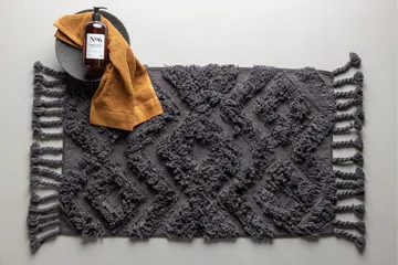 Hilma Badrumsmatta 50x80 cm - Mörkgrå - Products - Textil & mattor - Matta - Badrumsmatta