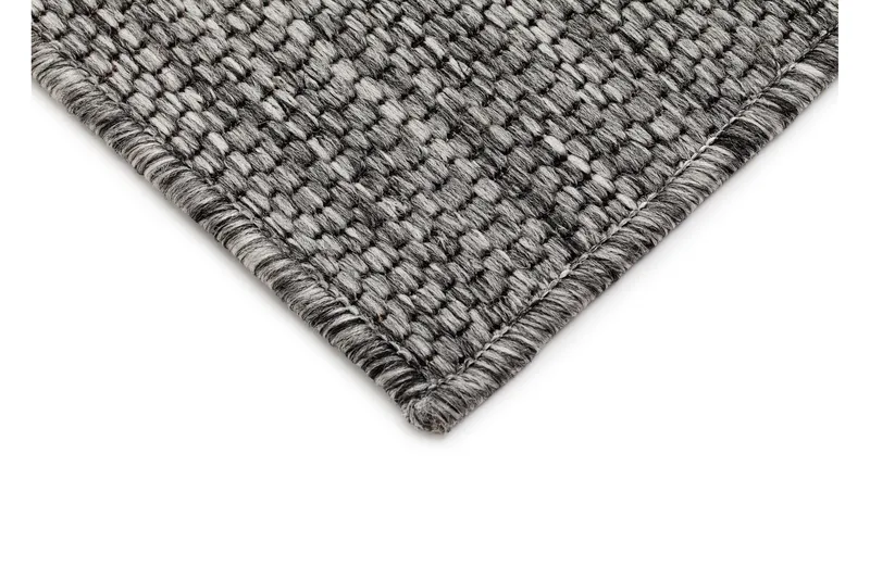 Madrid Square Flatvävd Matta 160x230 - Grå/Svart - Products - Textil & mattor - Matta - Flatvävd matta