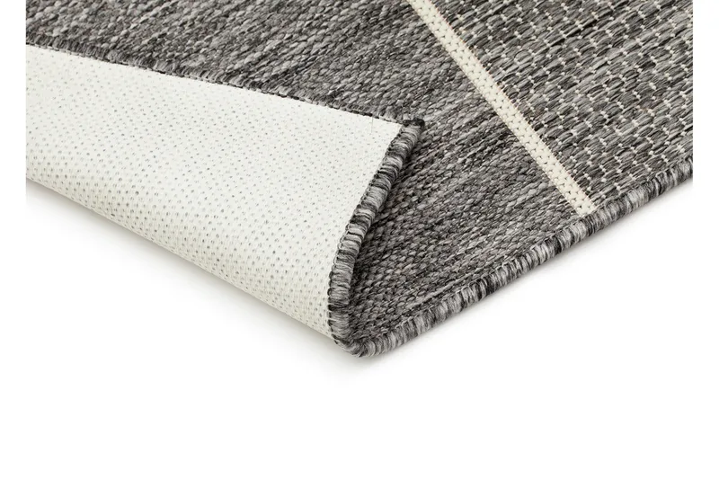 Madrid Square Flatvävd Matta 80x340 - Grå/Vit - Products - Textil & mattor - Matta - Flatvävd matta