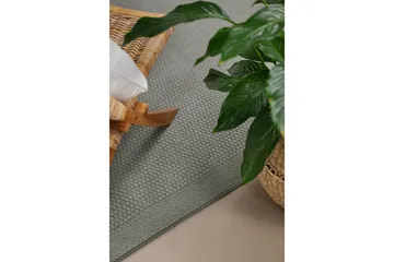 Miami Flatvävd Matta 133x190 cm - Grön - Products - Textil & mattor - Matta - Små mattor
