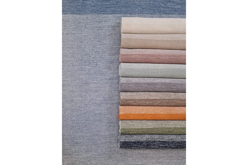Alva Bomullsmatta 200x300 cm Rektangulär - Blå - Products - Textil & mattor - Matta - Modern matta - Bomullsmatta