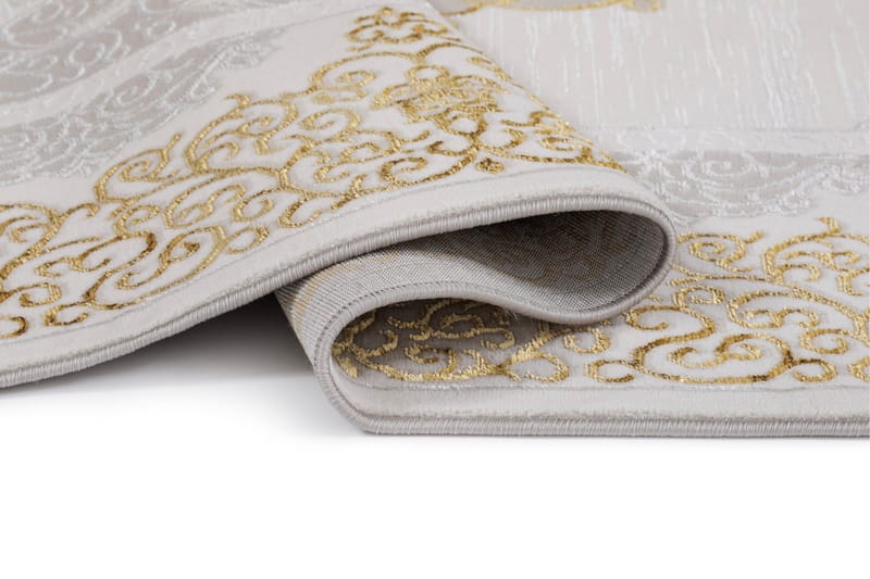 Ankara Wiltonmatta 80x300 cm - Beige/Guld - Products - Textil & mattor - Matta - Modern matta - Wiltonmatta