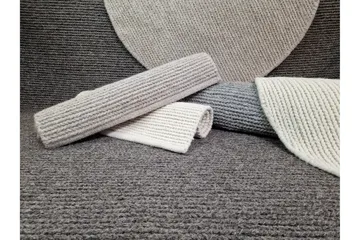 Dalarö Ullmatta Ø200 cm Rund - Beige - Products - Textil & mattor - Matta - Modern matta - Ullmatta