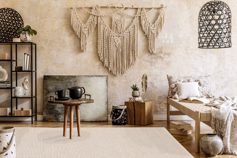 Dalarö Ullmatta 160x230 cm - Vit - Products - Textil & mattor - Matta - Modern matta - Ullmatta