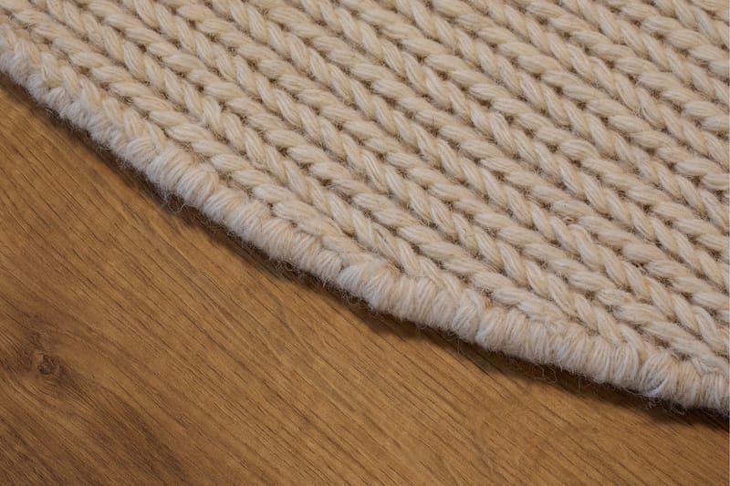 Dalarö Ullmatta 300 cm Rund - Vit - Products - Textil & mattor - Matta - Modern matta - Ullmatta