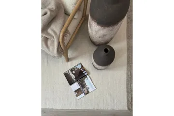 Eden Ullmatta 75x150 cm Rektangulär - Creme - Products - Textil & mattor - Matta - Modern matta - Ullmatta