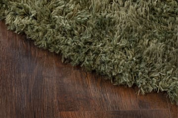 Floki Ryamatta 200 cm Rund - Smaragdgrön - Products - Textil & mattor - Matta - Modern matta - Ryamatta