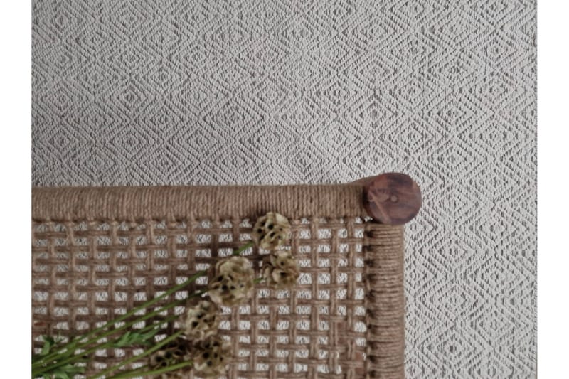 Gåsöga Ullmatta 240x340 cm Rektangulär - Beige - Products - Textil & mattor - Matta - Modern matta - Ullmatta