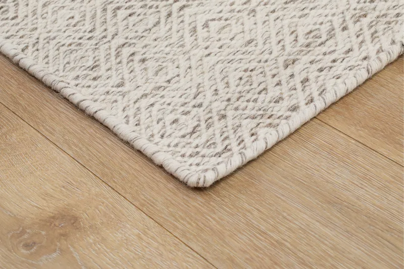 Gåsöga Ullmatta 240x340 cm Rektangulär - Beige - Products - Textil & mattor - Matta - Modern matta - Ullmatta