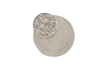 Lya Ullmatta Ø160 cm Rund - Beige - Products - Textil & mattor - Matta - Modern matta - Ullmatta