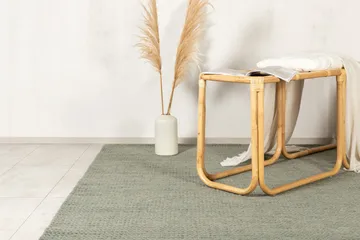 Marta Ullmatta 200x300 cm - Ljusgrön - Products - Textil & mattor - Matta - Modern matta - Ullmatta